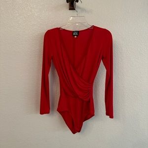 Super sexy red body suit.  Worn once.
